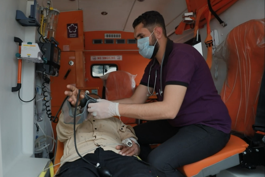 Muhammed Dogan arbeitet als Sanitäter in Syrien Muhammed Dogan arbeitet als Sanitäter in Syrien