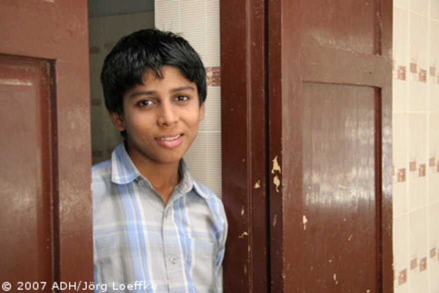 Tsunami-Hilfe Indien: Portrait eines Jungen