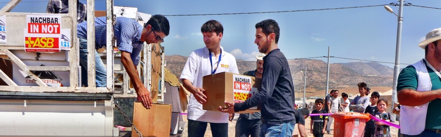 ASB-Projektleiter Carsten Stork: Flüchtlingshilfe im Nordirak
