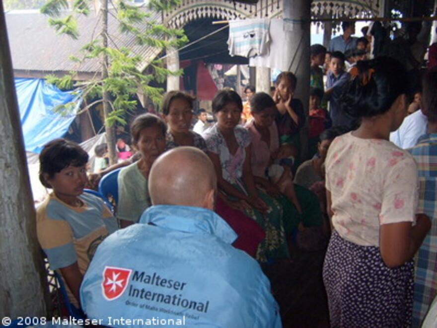 Zyklon Myanmar:Malteserhelfer in Labutta