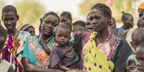 Geflüchtete Frauen und Kinder im Südsudan