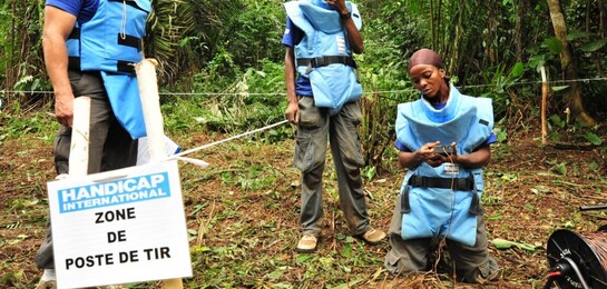Entminer bei ihrer Arbeit im Kongo