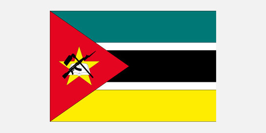 Flagge Mosambik