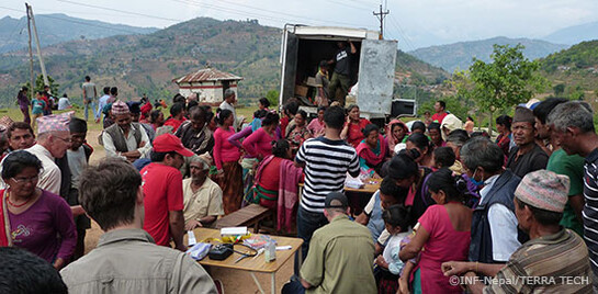 Nach dem verheerenden Erdbeben leistet Terra Tech mit einen lokalen Partner medizinische Hilfe in der Region Gorkha.