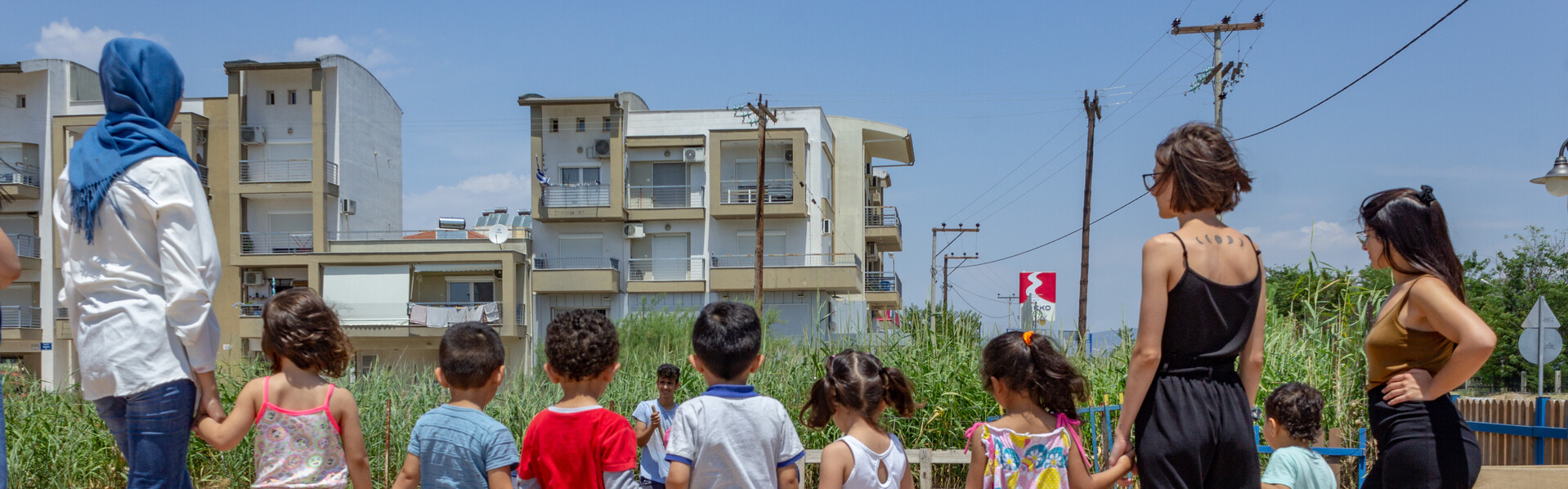 Hoffen auf eine bessere Zukunft: Flüchtlinge in Griechenland