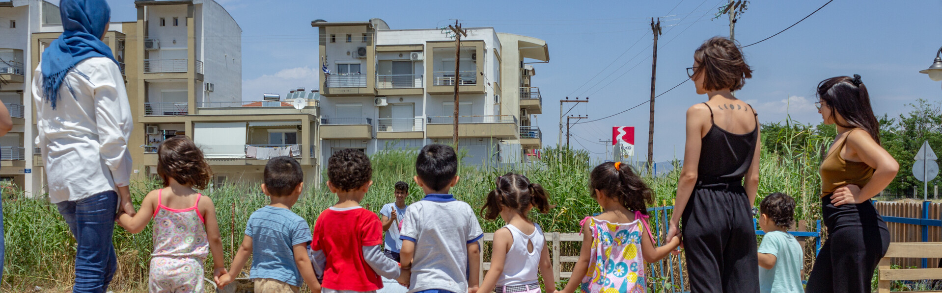 Hoffen auf eine bessere Zukunft: Flüchtlinge in Griechenland