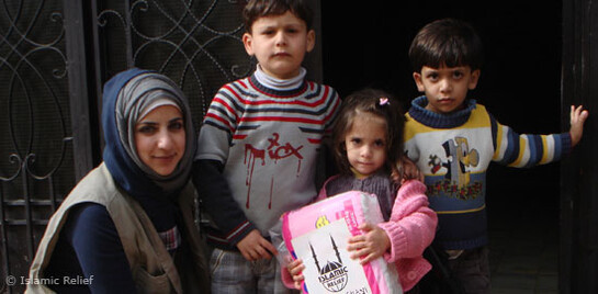 Islamic Relief hilft den syrischen Flüchtlingen
