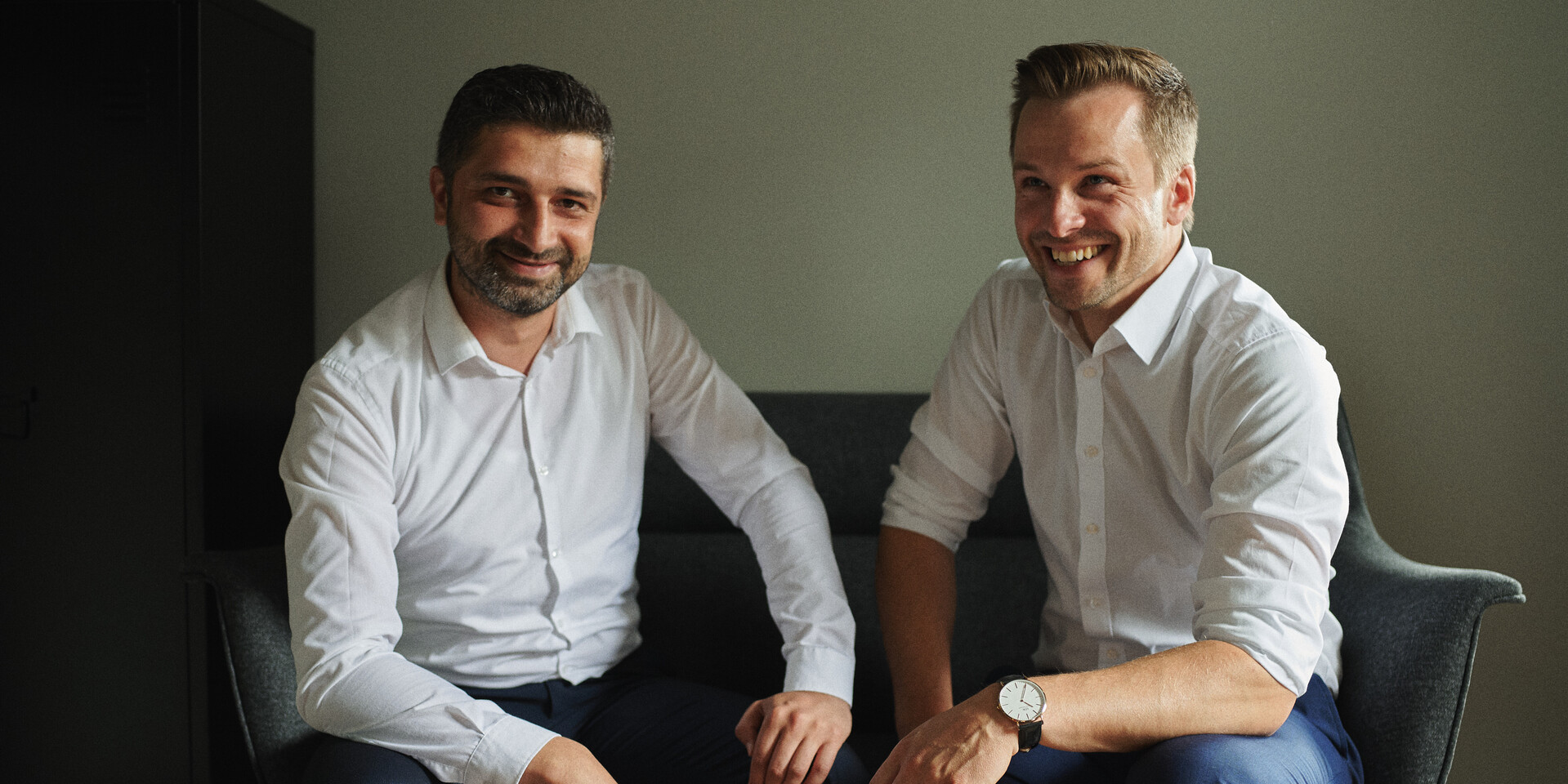 Hüseyin Demirtas und Phillip Strotmann, Vorstand Brandstifter AG Hüseyin Demirtas und Phillip Strotmann, Vorstand Brandstifter AG