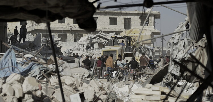 Krieg: Zerstörung in der syrischen Stadt Idlib