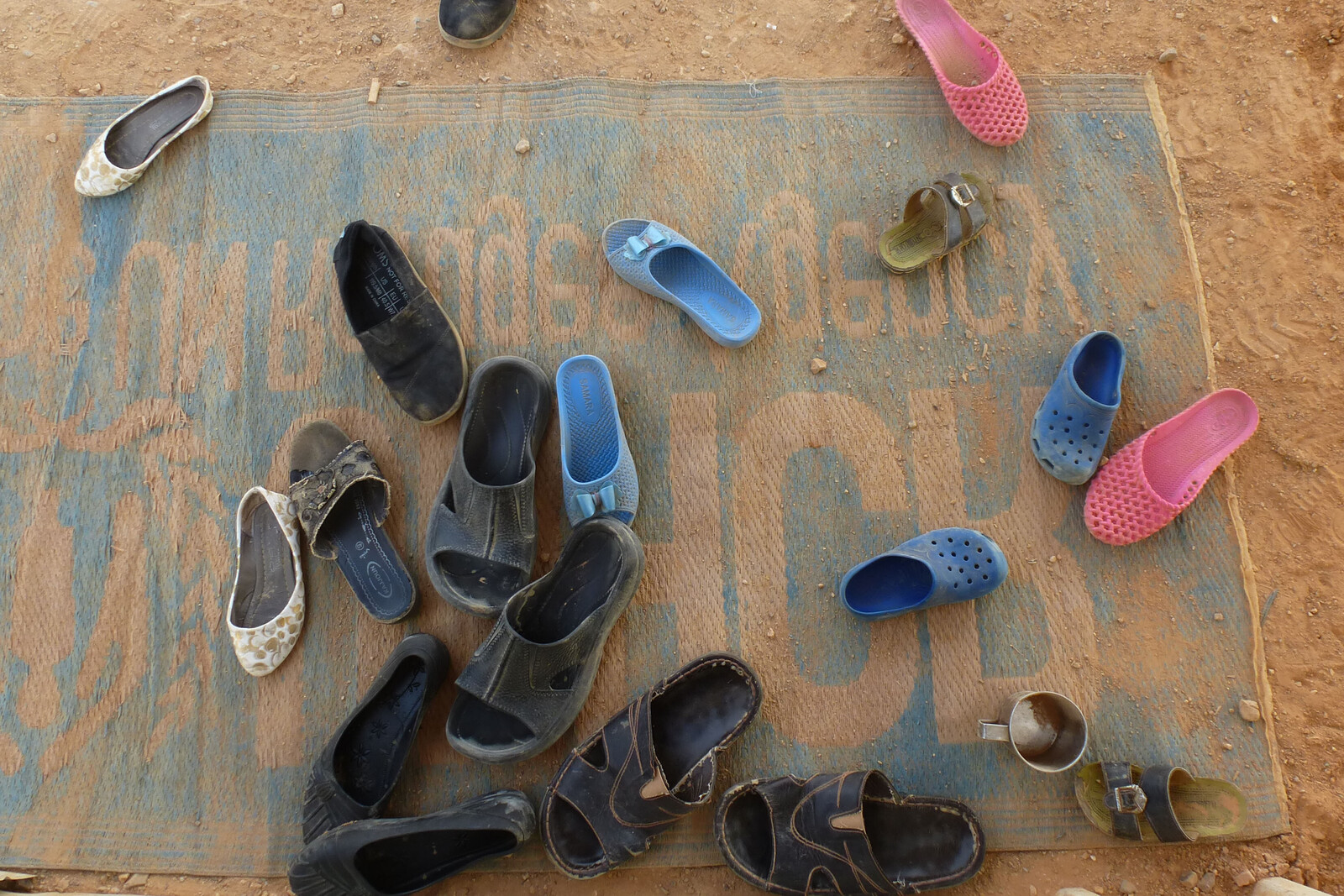 Jordanien Schuhe von Flüchtlingen