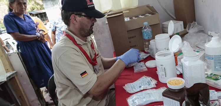 Das Team der Johanniter unterstützt das örtliche Krankenhaus in Ormoc