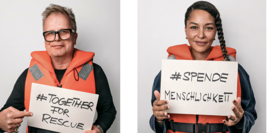 Deutsche Künstler setzen sich für Seenotrettung im Mittelmeer ein