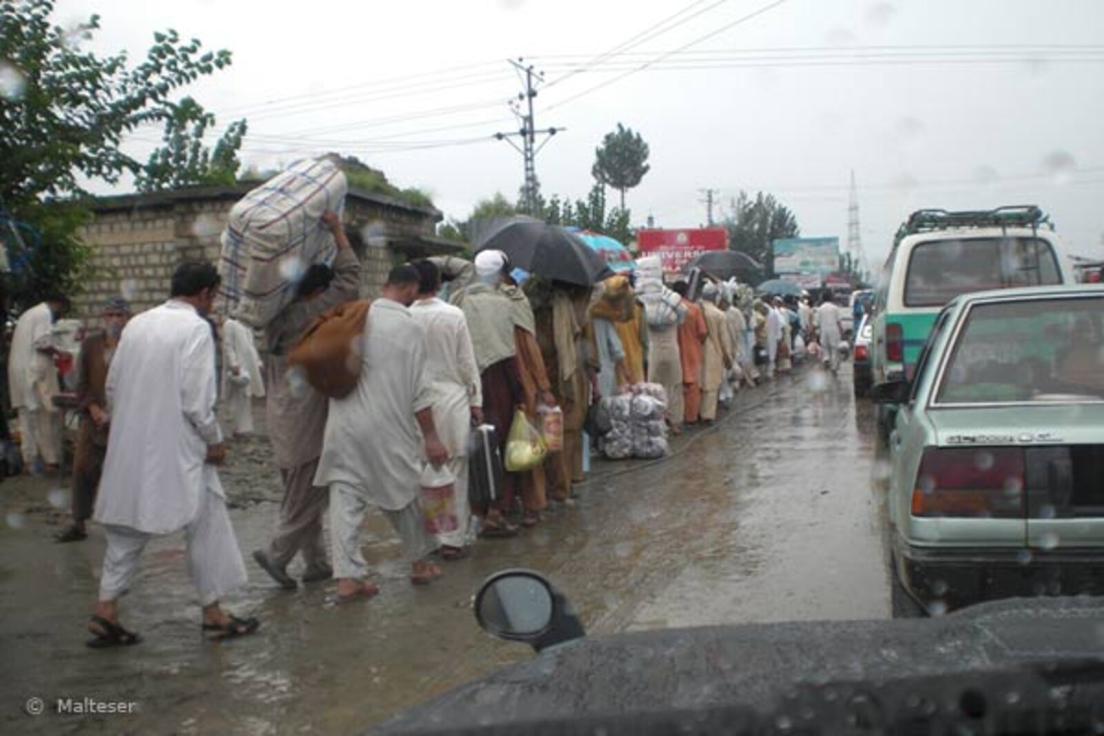 Flut Pakistan: Flüchtlinge