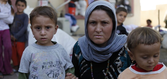 Flüchtlingsfamilie aus Syrien