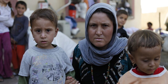 Flüchtlingsfamilie aus Syrien