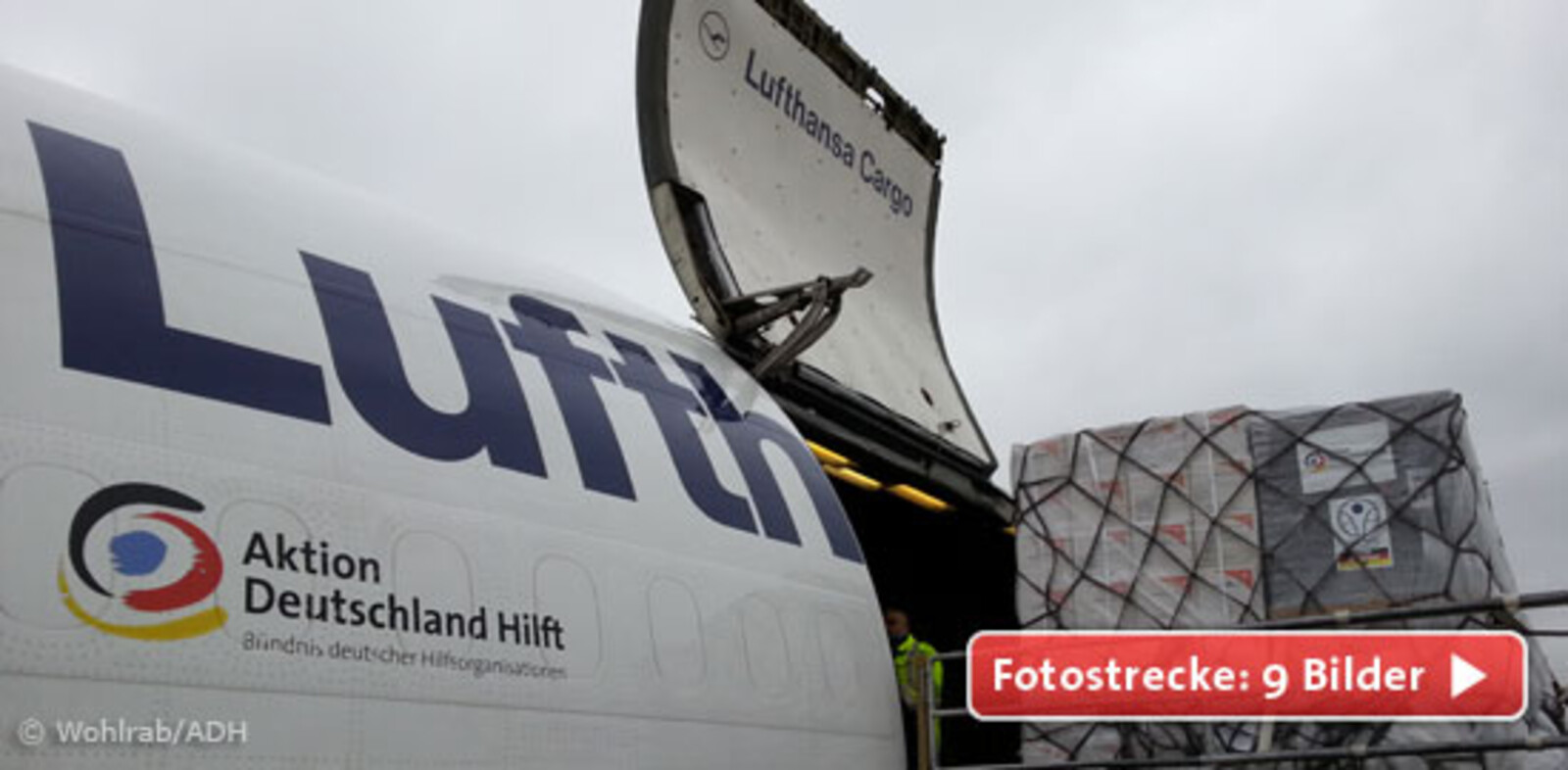 Gemeinsam mit Lufthansa Cargo brachte Aktion Deutschland Hilft einen Sonderflug mit Hilfsgütern auf den Weg nach Manila