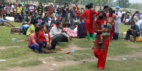 Menschen in Nepal
