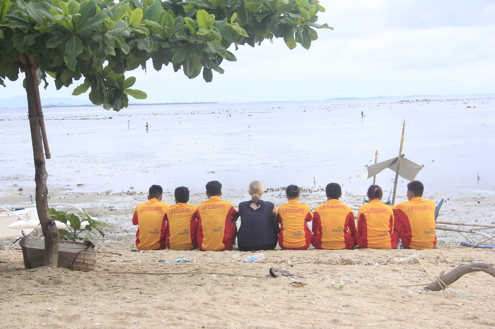 Rettungsschwimmer auf den Philippinen