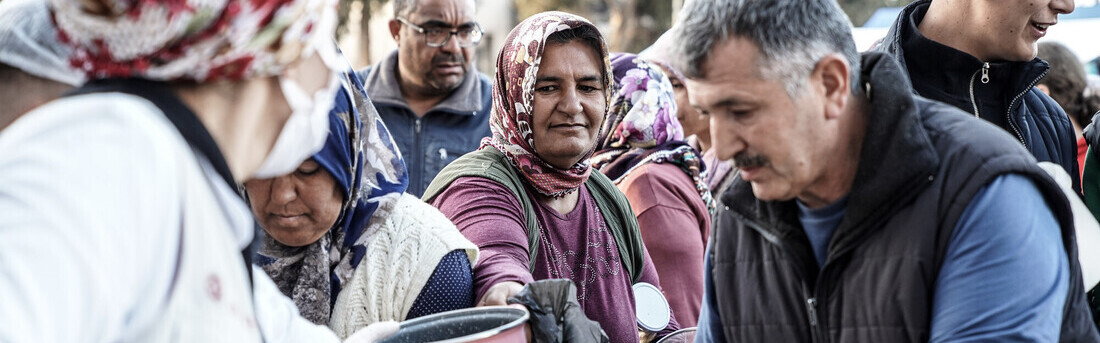 Menschen in der Türkei, einem benachbarten Land von Zypern