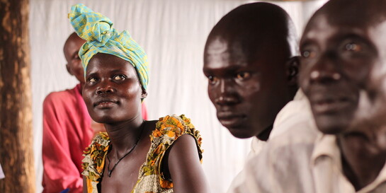 Frauen und Männer in Uganda, wo nun erste Fälle von Ebola bekannt werden