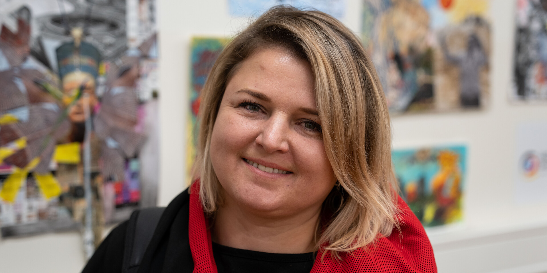 Olesia floh aus der Ukraine nach Berlin