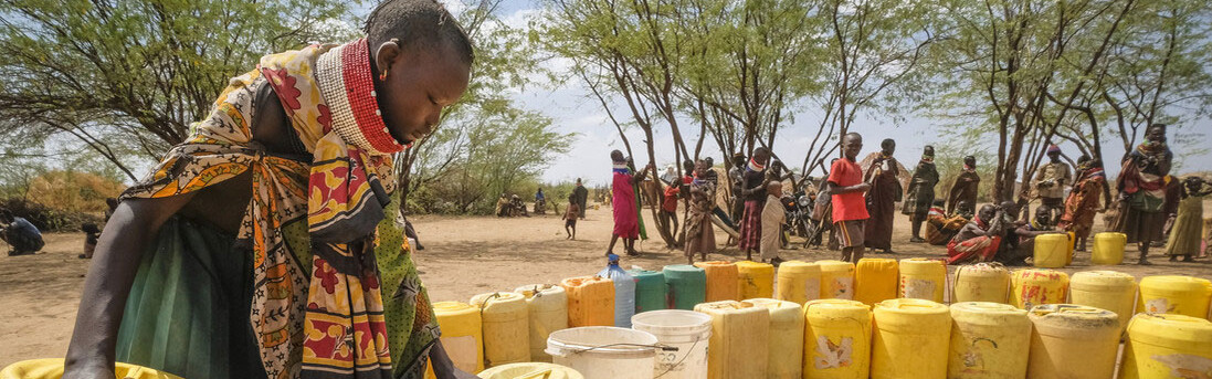 Water supply point in Kenya – aid project by Johanniter Unfallhilfe
