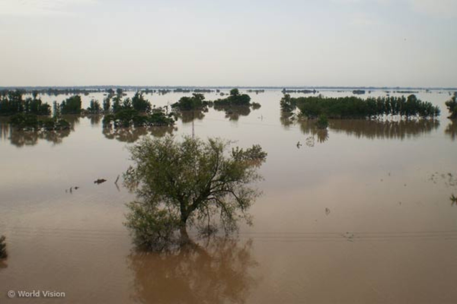 hochwasser Flut Pakistan: Überschwemmung