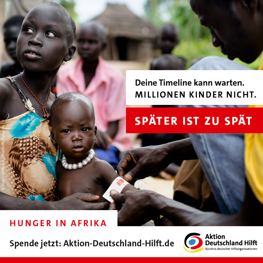 Gemeinsam gegen den Hunger: Bündnisse rufen zu Spenden auf Gemeinsam gegen den Hunger: Bündnisse rufen zu Spenden auf
