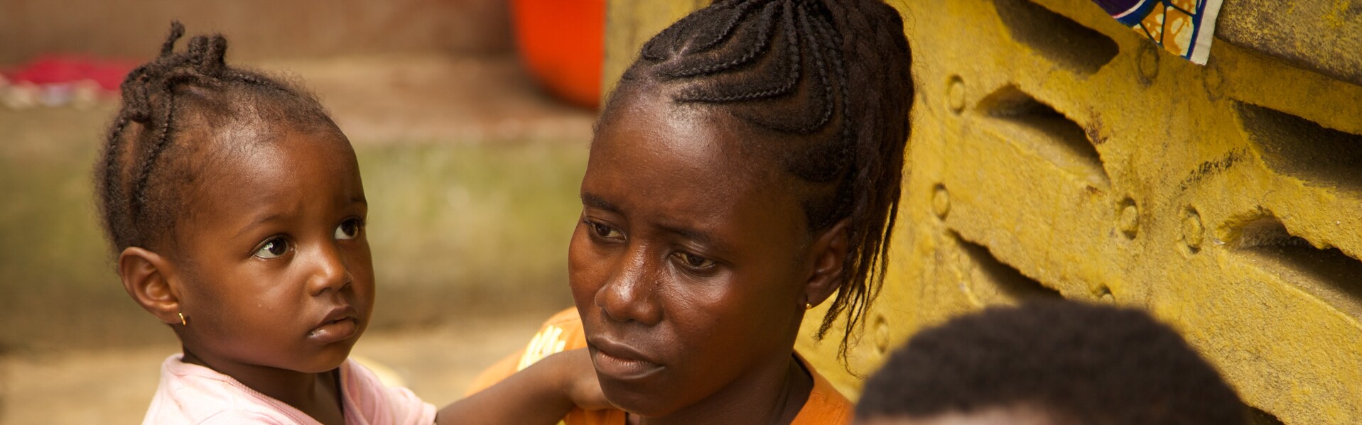 Menschen in Westafrika, wo auch Guinea-Bissau liegt