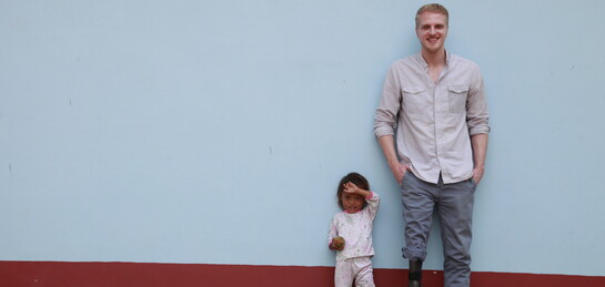 Model mit Handicap Prothese Mario Gallo