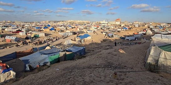 Zeltunterkünfte im Gazastreifen