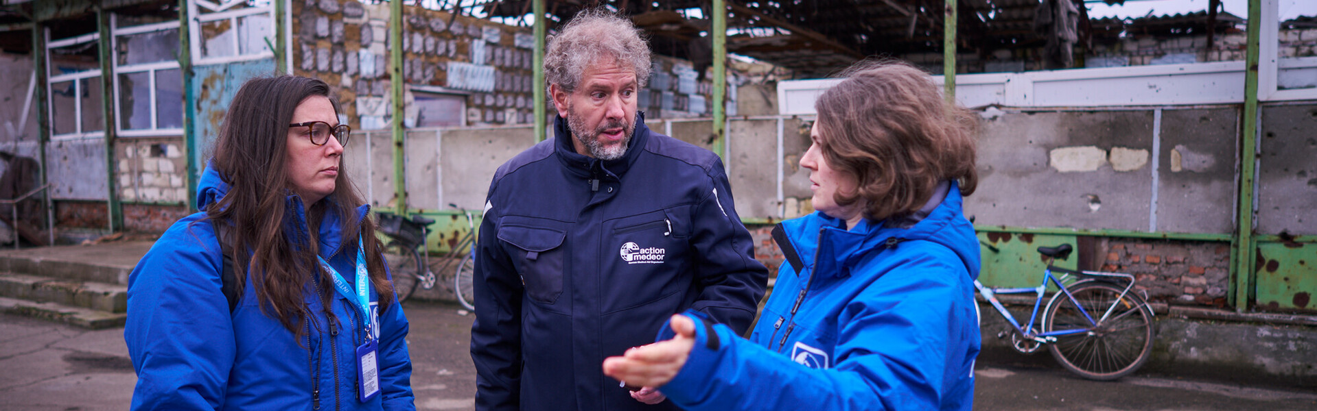 Markus Bremers besucht die Partnerorganisation von action medeor in der Ukraine