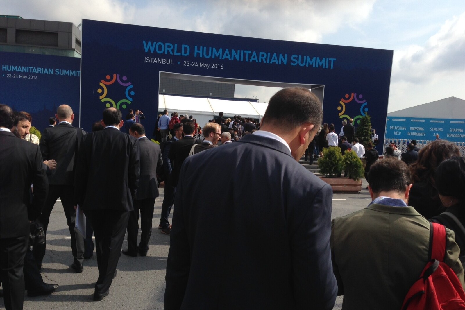Der Eingangsbereich des World Humanitarian Summits