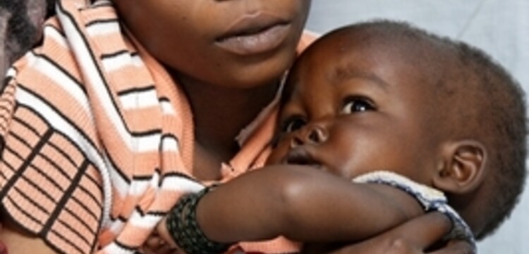 Kongo: Mutter mit Baby