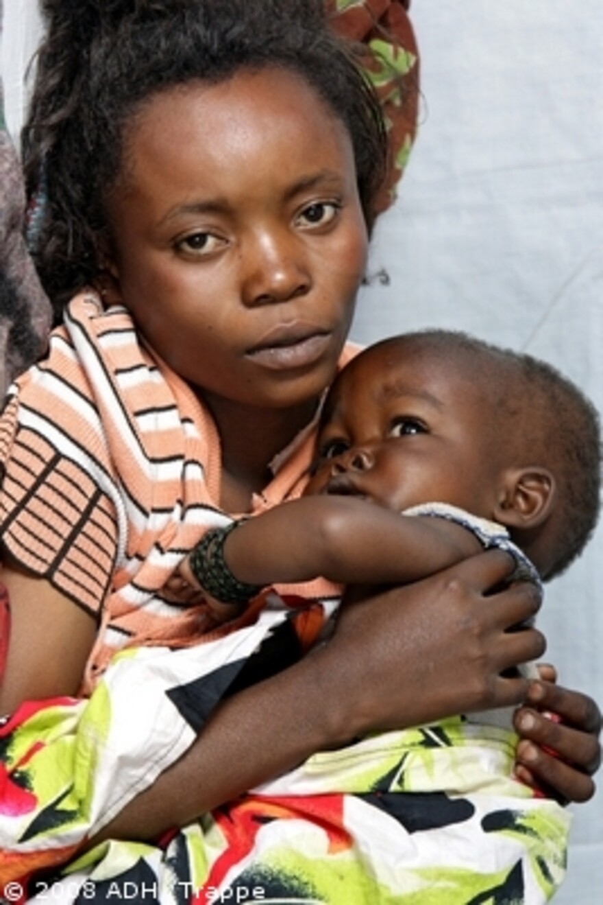 Kongo: Mutter mit Baby