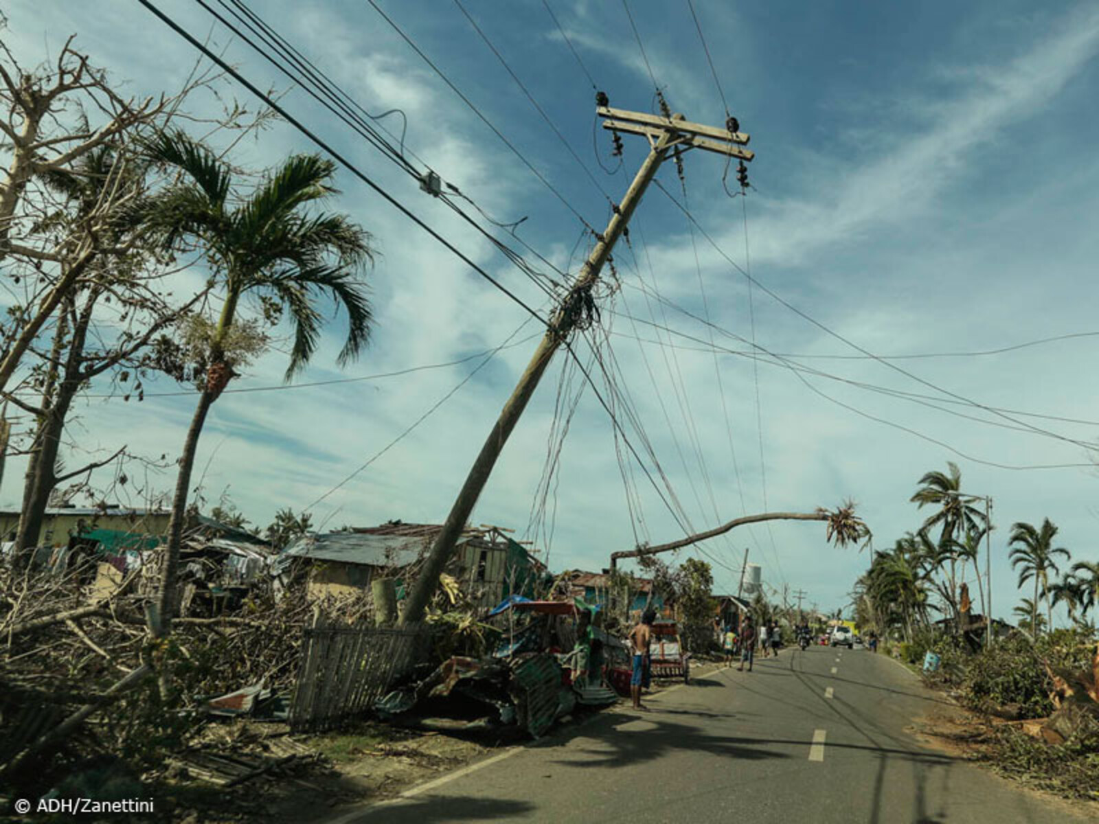 Auf der Insel Cebu sind die Spuren der Verwüstung deutlich zu sehen