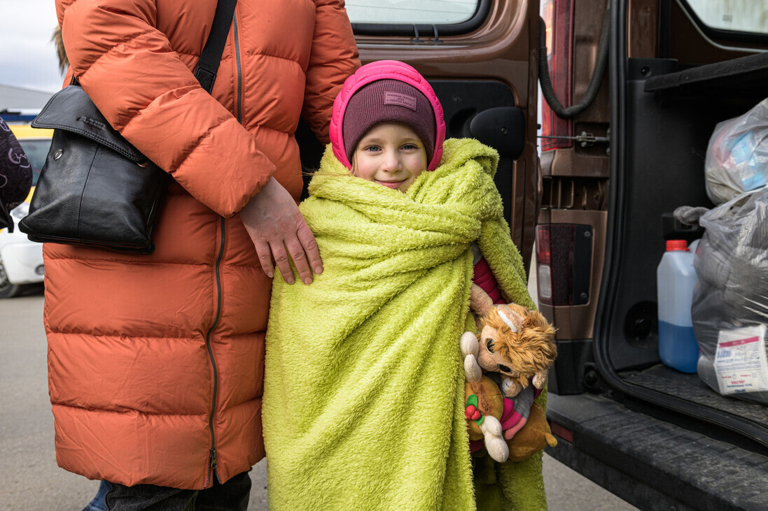 Ein Mädchen aus der Ukraine (Symbolbild) Ein Mädchen aus der Ukraine (Symbolbild)