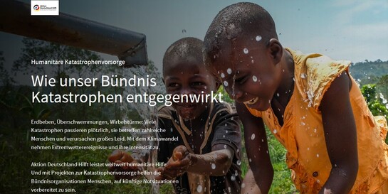 Multimedia-Reportage zu unserer Katastrophenvorsorge