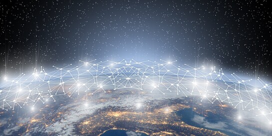 Eine zunehmend vernetzte Welt dank zunehmender Digitalisierung 