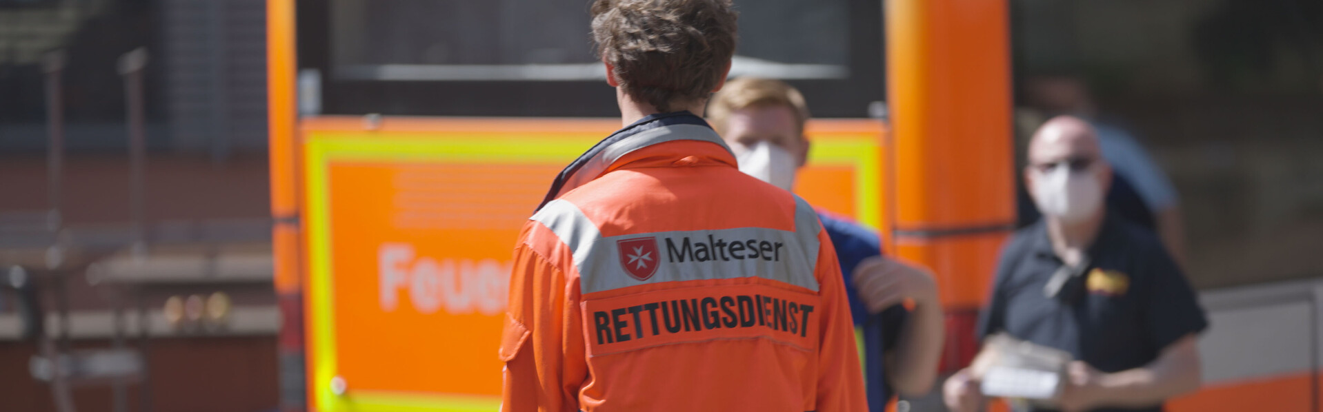 Auch die Malteser helfen auf vielfältige Weise im Katastrophengebiet in Deutschland