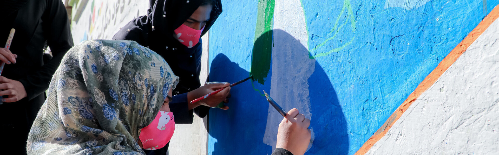 Kinder bei einem Hilfsprojekt von World Vision in Afghanistan