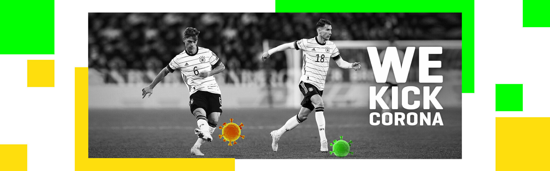 Leon Goretzka und Joshua Kimmich haben die Spendenaktion #WeKickCorona gestartet