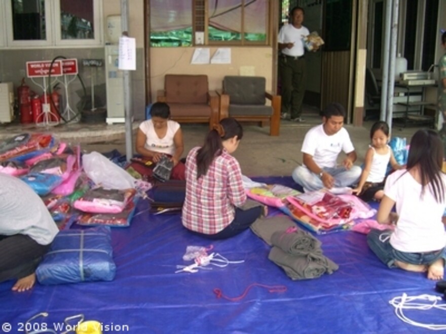 Zyklon Myanmar: Notlager