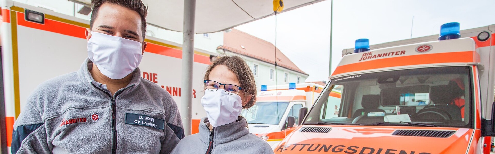 Helfer:innen der Johanniter sind weltweit im Einsatz (Symbolbild)