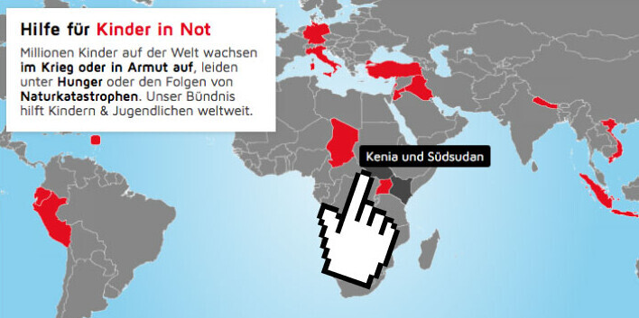 Interaktive Grafik: Hilfe für Kinder in Not