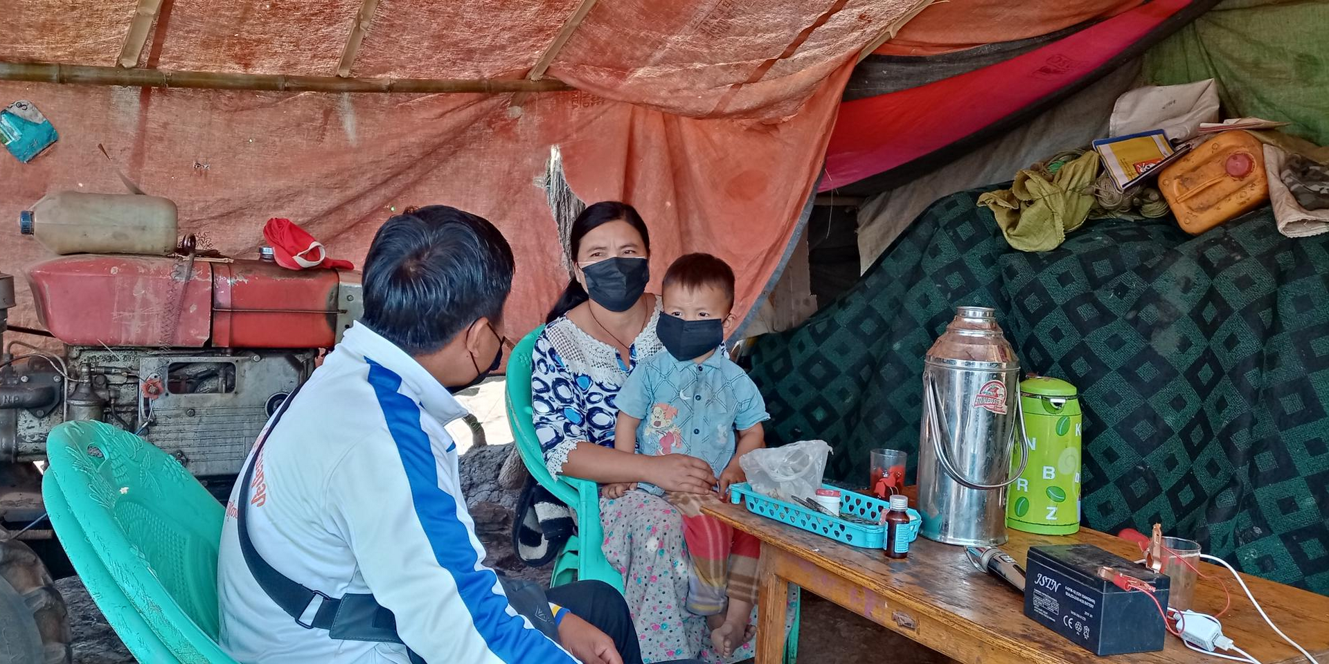 Familie in Myanmar: Hilfe in Zeiten von Corona