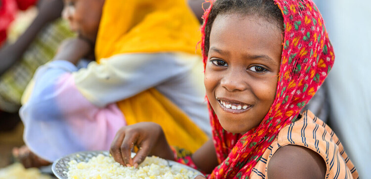 Mädchen aus dem Sudan Mädchen aus dem Sudan
