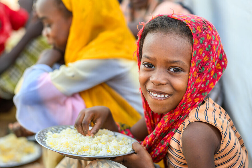 Mädchen aus dem Sudan Mädchen aus dem Sudan