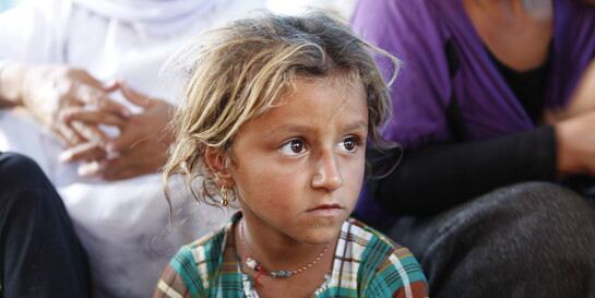 Ein Kind im Irak. Sieben Prozent der Frauen und Mädchen sind dort beschnitten 