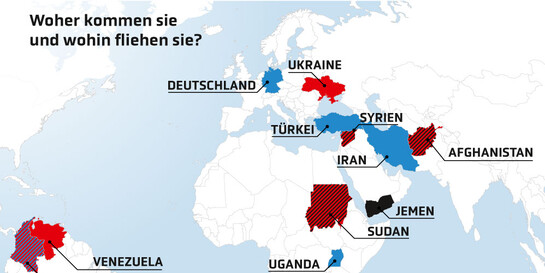 Infografik Fluchtursachen: Warum fliehen Menschen?